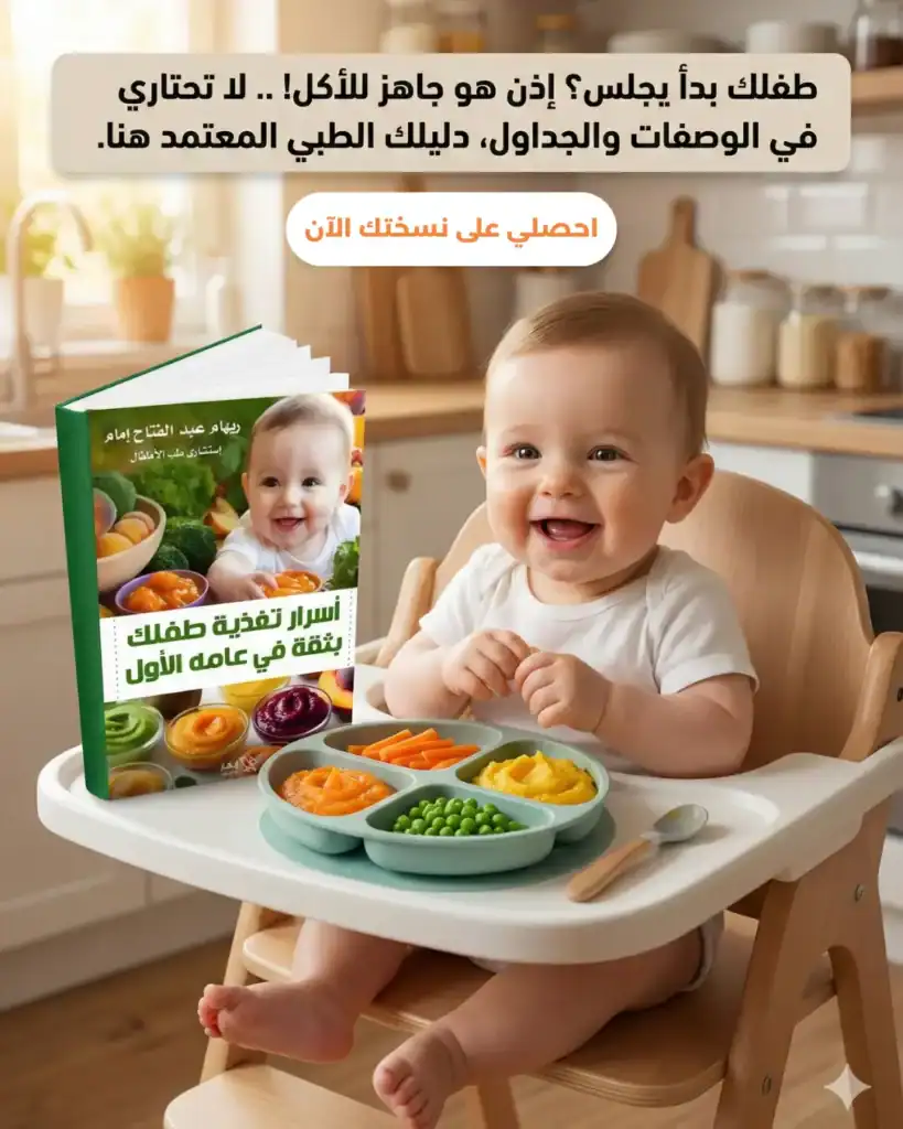 متى يبدأ الطفل الجلوس ؟ دليل شامل من طبيبة أطفال 1 Copy of spinach Arabic